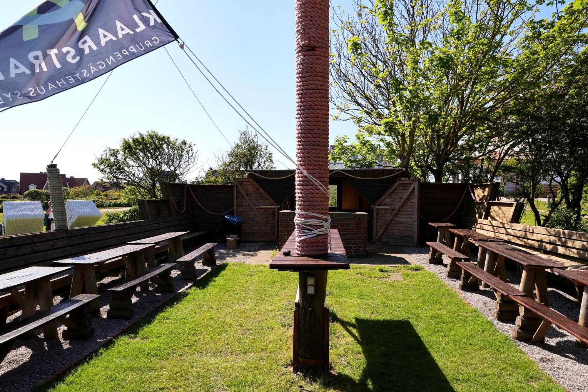 Klaarcamp Hostel Wenningstedt-Braderup Buitenkant foto
